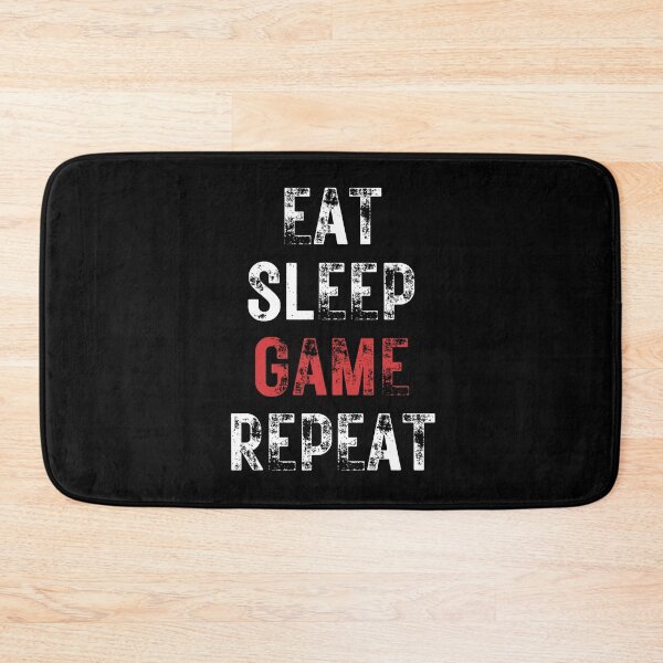 Item preview, Eat Sleep Game Repeat designed and sold by NinniSilver.