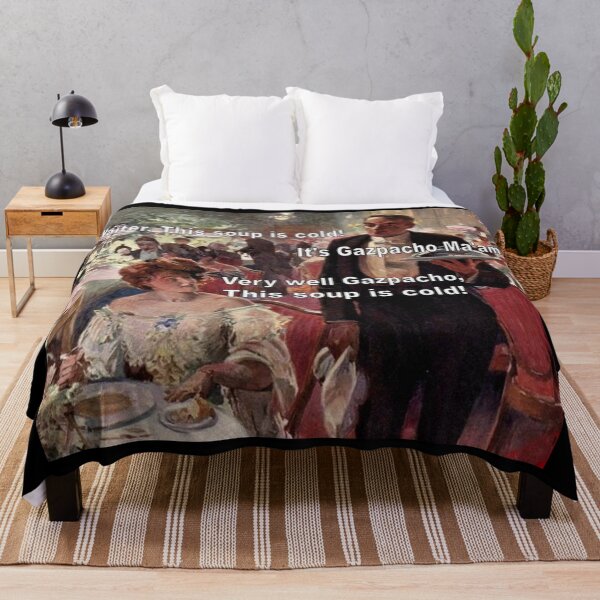 Item preview, Waiter! This soup is cold - Thanksgiving, Christmas And Birthday Party Gift Ideas for Classic Memes Lovers and Fans designed and sold by Memeing Everything.