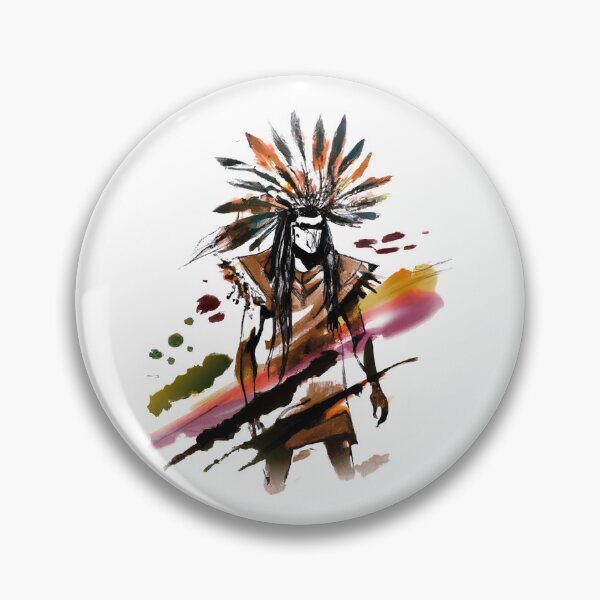 Item preview, Native American Indian Chief designed and sold by ASwissBear.