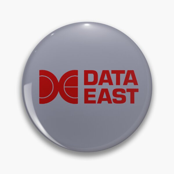 Item preview, Classic DATA EAST logo (RED) - 80s Retro Arcade and Pinball Games designed and sold by RetroTeeStudio.