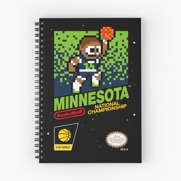 Aperçu de l'œuvre Minnesota Timberwolves (8-bit Videogame Cart) créée et vendue par The Armorsmith.