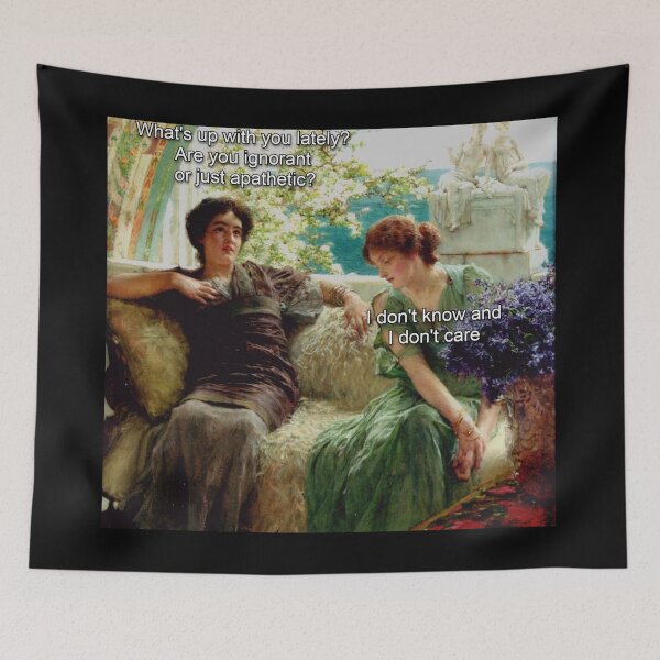 Item preview, What's up with you lately are you ignorant or just apathetic - Thanksgiving, Christmas And Birthday Party Gift Ideas for Classic Memes Lovers and Fans designed and sold by Memeing Everything.