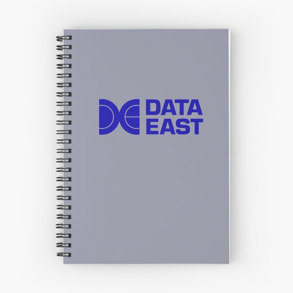 Item preview, Classic DATA EAST logo (BLUE) - 80s Retro Arcade and Pinball Games designed and sold by RetroTeeStudio.