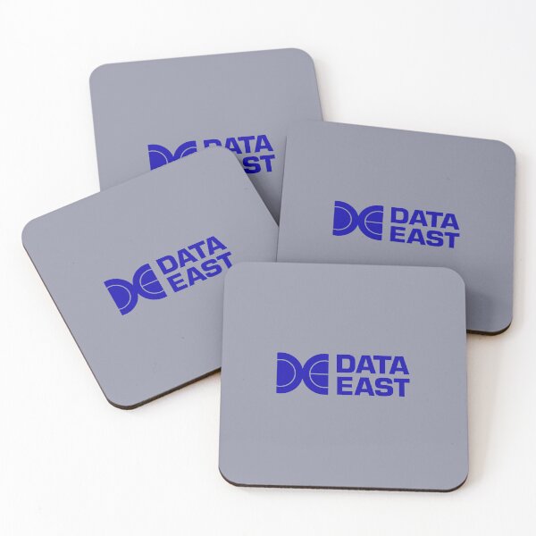 Item preview, Classic DATA EAST logo (BLUE) - 80s Retro Arcade and Pinball Games designed and sold by RetroTeeStudio.