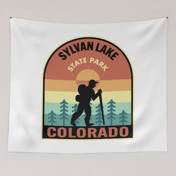 Item preview, Sylvan Lake State Park Colorado Retro Hiking designed and sold by HalpinDesign.