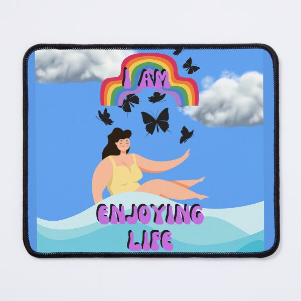 Item preview,   I am Enjoying Life Affirmation designed and sold by KrisantoArts.