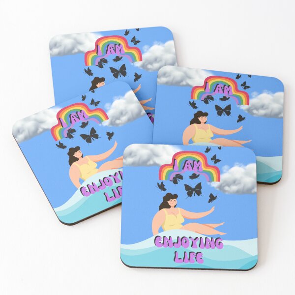 Item preview,   I am Enjoying Life Affirmation designed and sold by KrisantoArts.