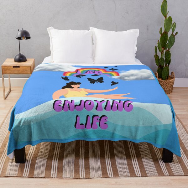 Item preview,   I am Enjoying Life Affirmation designed and sold by KrisantoArts.