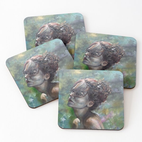 Item preview, Illuminated Portrait of a woman designed and sold by AmandaFineArt.