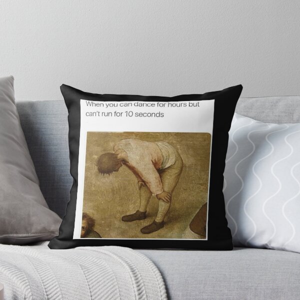 Item preview, When you can dance for hours but can't run for 10 seconds - Thanksgiving, Christmas And Birthday Party Gift Ideas for Classic Memes Lovers and Fans designed and sold by Memeing Everything.
