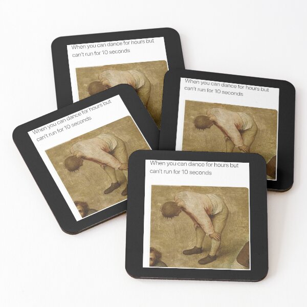Item preview, When you can dance for hours but can't run for 10 seconds - Thanksgiving, Christmas And Birthday Party Gift Ideas for Classic Memes Lovers and Fans designed and sold by Memeing Everything.