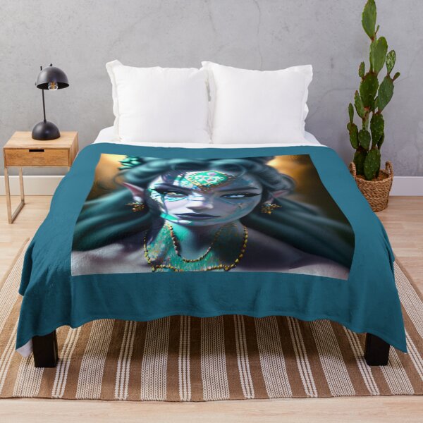 Artikelvorschau, super kawaii futuristische anime girl tapete vaporewave ästhetische blaue designs entworfen und verkauft von Design Repo.