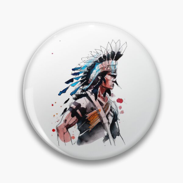 Item preview, Native American Indian Chief designed and sold by ASwissBear.