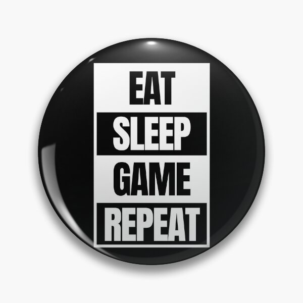 Item preview, Eat Sleep Game Repeat designed and sold by NinniSilver.