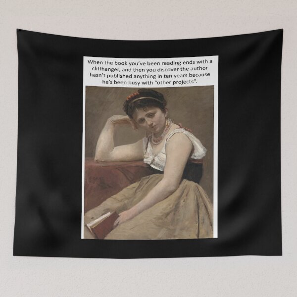 Item preview, When you discover the author is busy with other projects - Thanksgiving, Christmas And Birthday Party Gift Ideas for Classic Memes Lovers and Fans designed and sold by Memeing Everything.