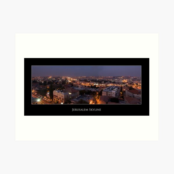 Jerusalem Skyline Art Print
