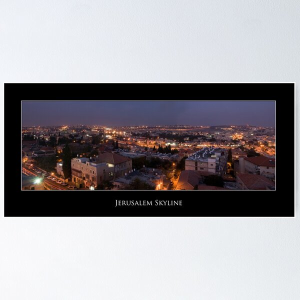 Jerusalem Skyline Poster