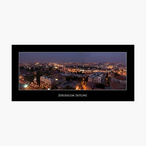 Jerusalem Skyline Photographic Print