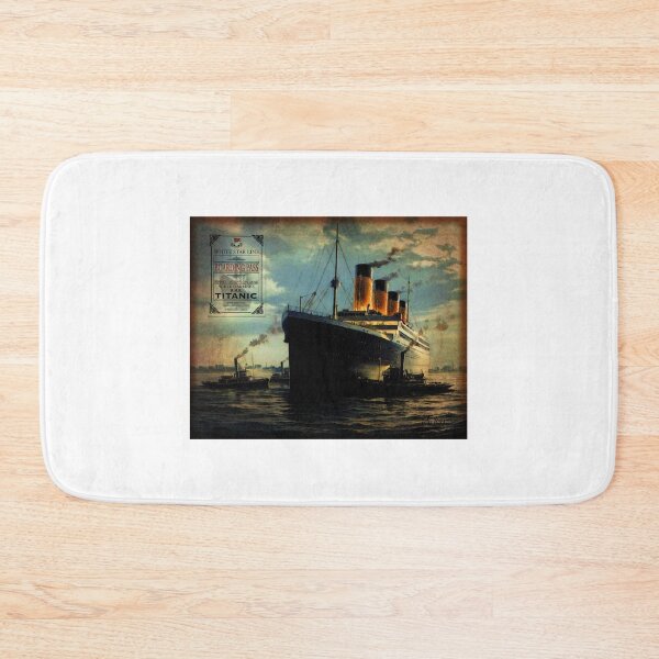 Item preview, Vintage Titanic Ship with Boarding Pass designed and sold by artBeatandSoul.