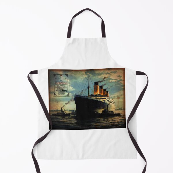 Item preview, Vintage Titanic Ship with Boarding Pass designed and sold by artBeatandSoul.