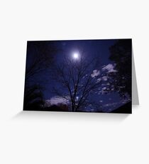 Moony Greeting Card