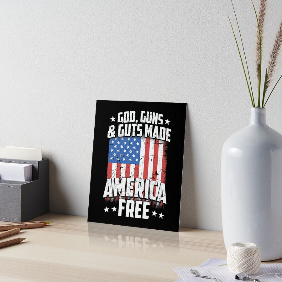 “Made America Free” Flag Metal Art Wall Decor 