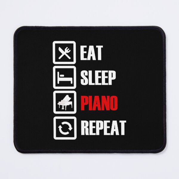 Item preview, eat sleep piano repeat pianist gifts designed and sold by SwifTech.