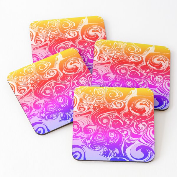 Item preview, Neon Pastel Swirls  designed and sold by awsomepatterns.