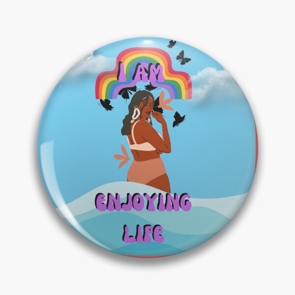 Item preview,  I am Enjoying Life Affirmation designed and sold by KrisantoArts.