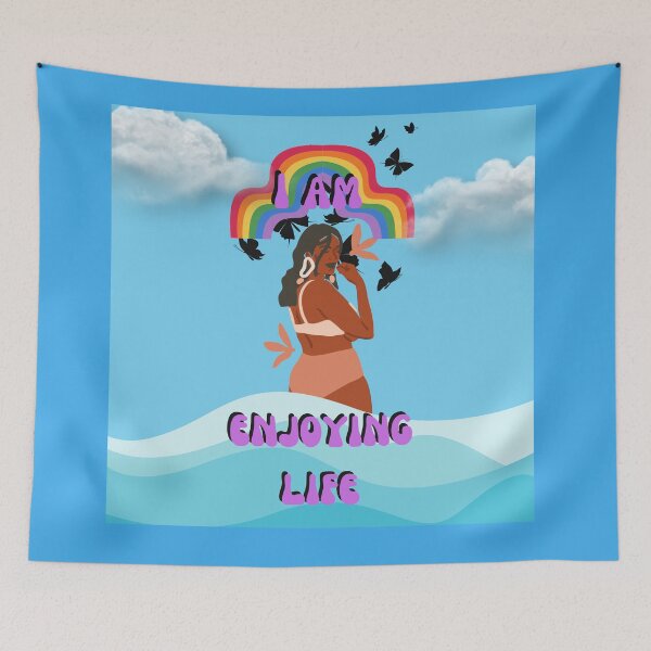 Item preview,  I am Enjoying Life Affirmation designed and sold by KrisantoArts.