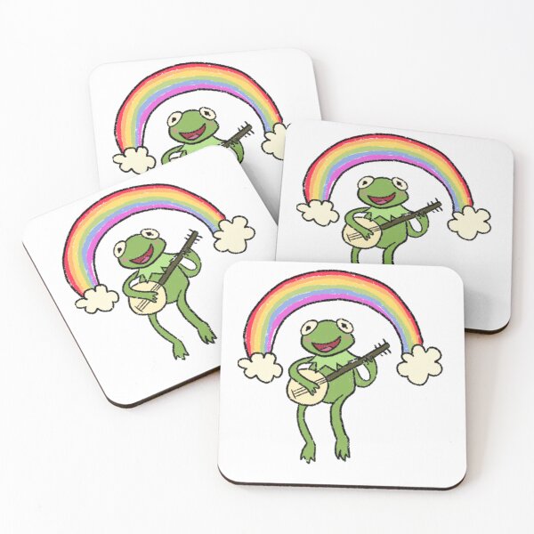 Item preview, frog with banjo under rainbow designed and sold by saacstix.