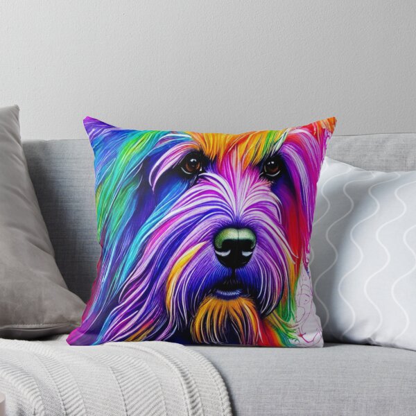 Item preview, RETRO DOG ART - RAINBOW POODLE ART designed and sold by ArtzandDesignz.