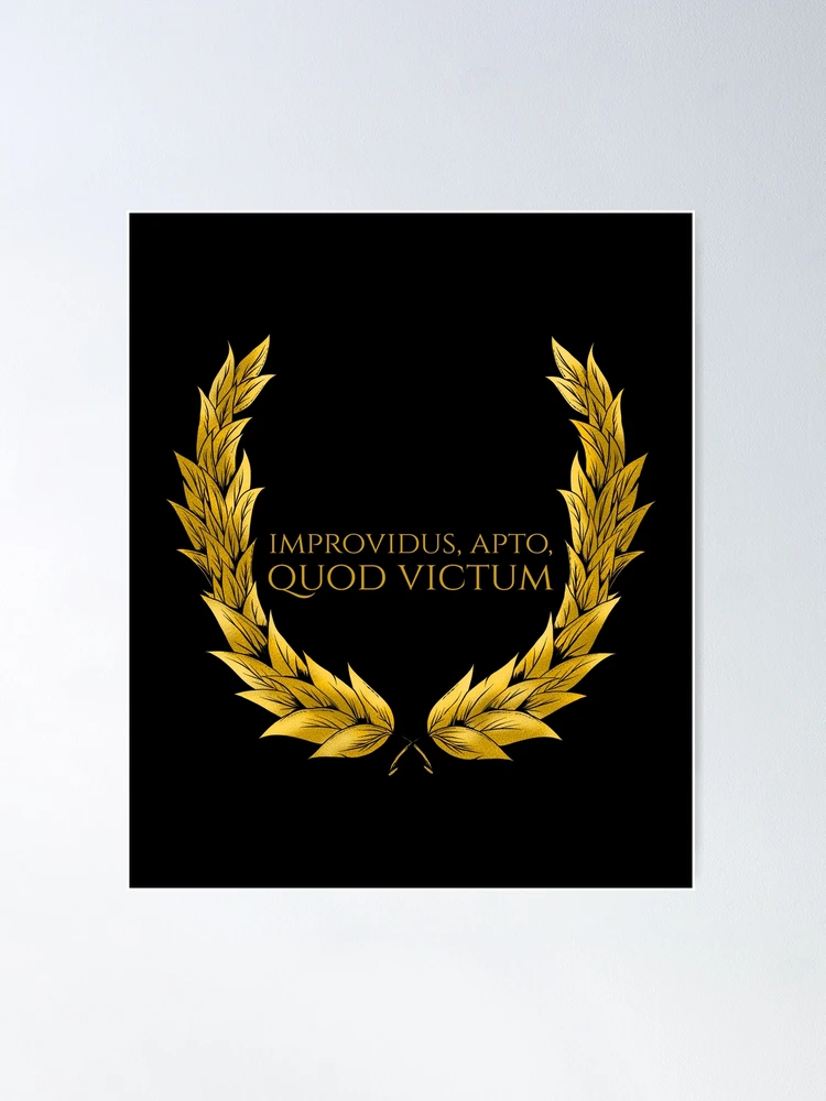 Improvidus, Apto, Quod Victum - Improvise, Adapt, and Overcome. Poster  for Sale by Styrman