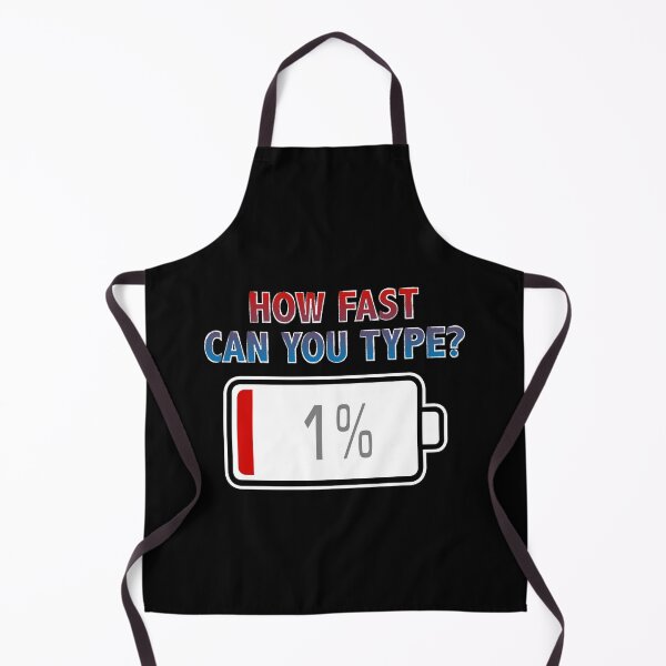 Item preview, How Fast Can You Type? with Battery at 1% designed and sold by Moodific.