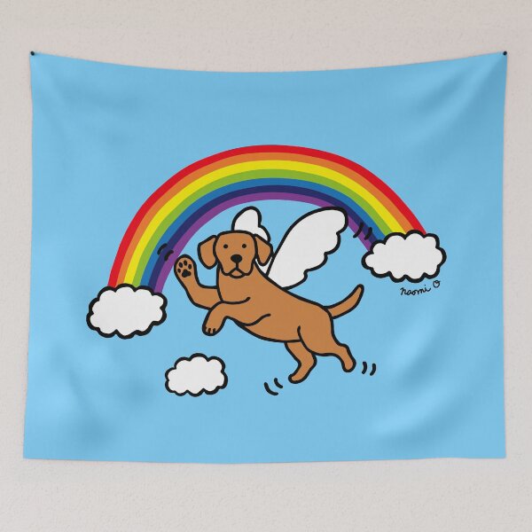 Item preview, Flying Fox Red Labrador Angel designed and sold by HappyLabradors.