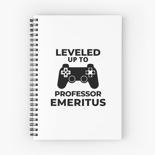 Item preview, Leveled Up To Professor Emeritus - Retired Professor, Professor Retirement Gift, College Professor, Tenure, University, Academic, Gamer, Video Games designed and sold by jadedscientist.