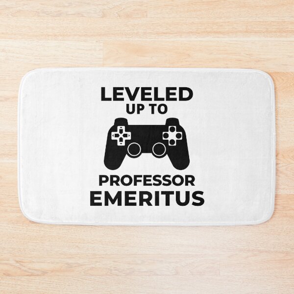 Item preview, Leveled Up To Professor Emeritus - Retired Professor, Professor Retirement Gift, College Professor, Tenure, University, Academic, Gamer, Video Games designed and sold by jadedscientist.