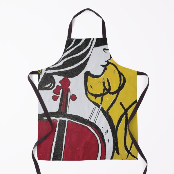 Item preview, Woman with Cello - Acrylic designed and sold by piesdesignart.