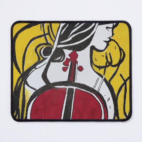 Item preview, Woman with Cello - Acrylic designed and sold by piesdesignart.