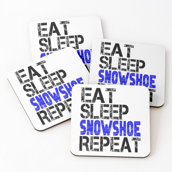 Item preview, Eat Sleep Snowshoe Repeat, Grunge designed and sold by ACC .