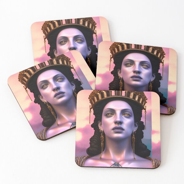 Item preview, 3d degital art wallpaper vaporewave aesthetic  metaverse queen designed and sold by Design Repo.