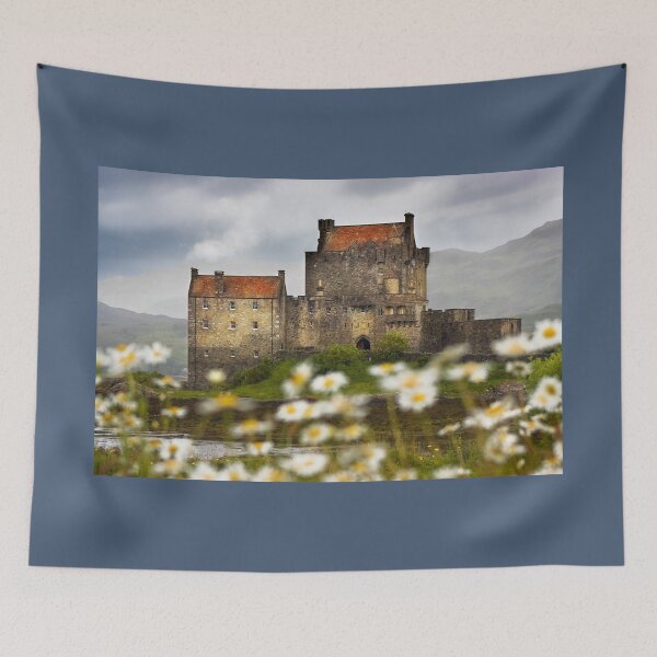 Item preview, Eilean Donan Castle and  Summer Flowers, Scotland. designed and sold by PhotosEcosse.