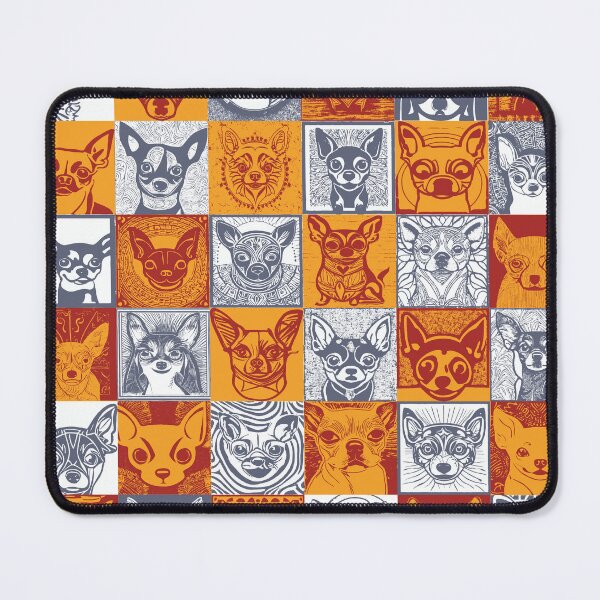 Item preview, Hawaiian Tribal and other styles Chihuahua Face Check Checker Pattern designed and sold by pelagio.