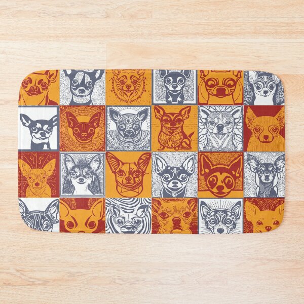 Item preview, Hawaiian Tribal and other styles Chihuahua Face Check Checker Pattern designed and sold by pelagio.