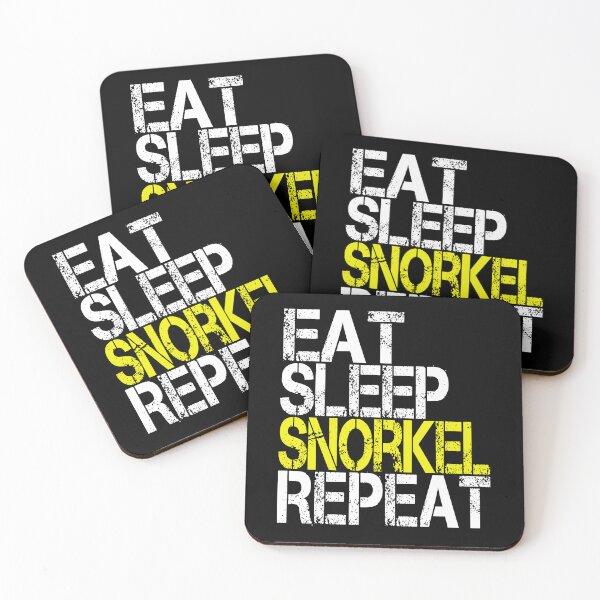 Item preview, Eat Sleep Snorkel Repeat, Grunge  designed and sold by ACC .