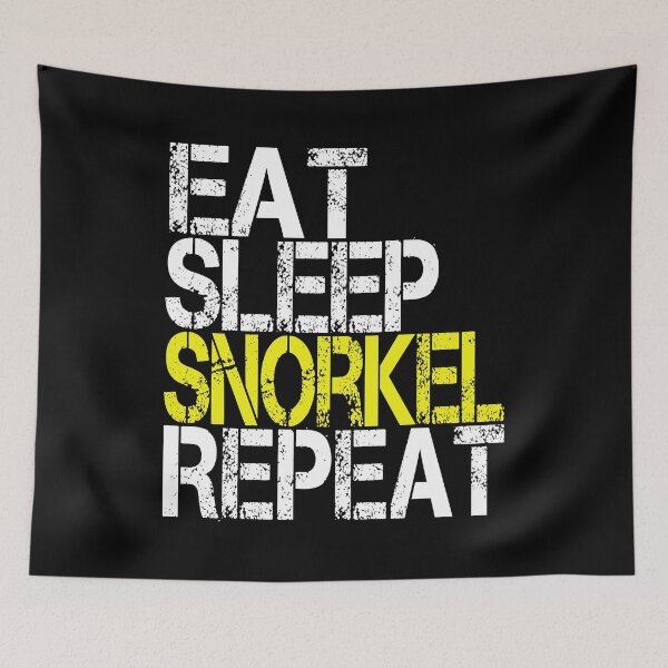 Item preview, Eat Sleep Snorkel Repeat, Grunge  designed and sold by ACC .