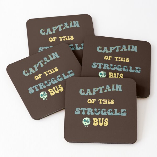 Item preview, Funny Captain Of The Struggle Bus Quote designed and sold by tamdevo1.