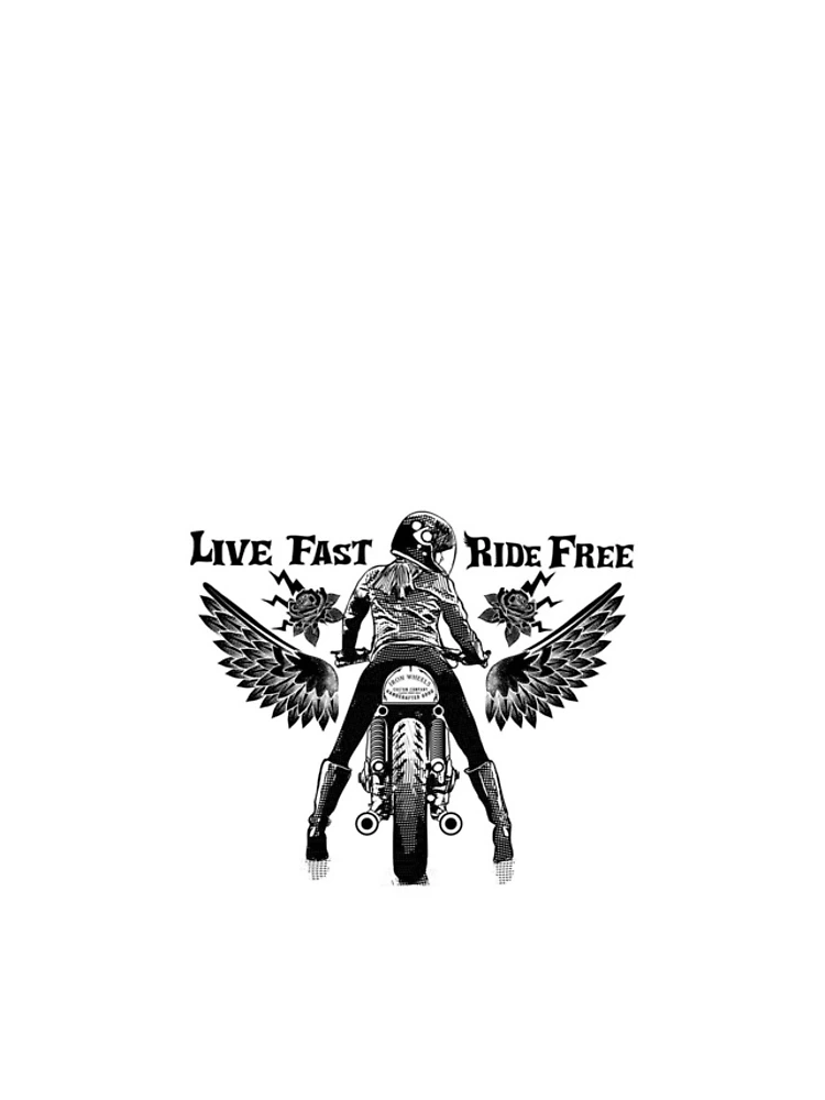 Thumbnail 4 of 4, iPhone Case, Life Fast Ride Free designed and sold by Racing-Style.