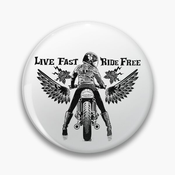Item preview, Life Fast Ride Free designed and sold by Racing-Style.