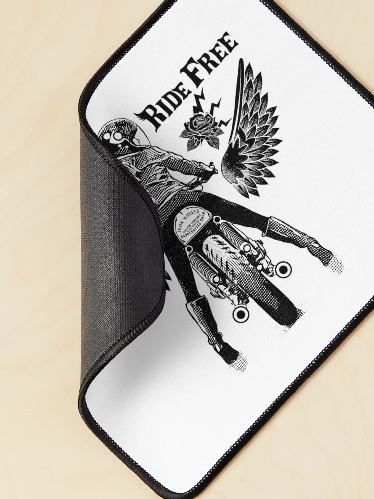 Thumbnail 2 of 5, Mouse Pad, Life Fast Ride Free designed and sold by Racing-Style.